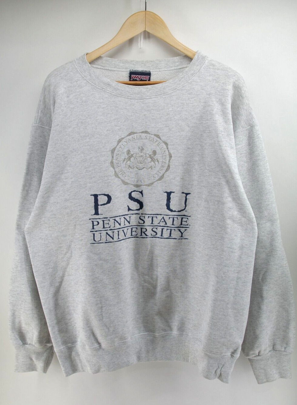 Vintage 90s Penn State University Jansport Crewneck Sweatshirt XL‎ Made In USA